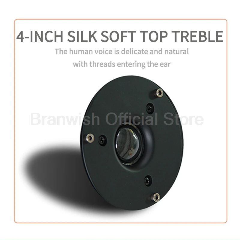 Altavoces de estantería de 250W y 10 pulgadas, sistema de cine en casa Hifi de tres vías para fiebre, música, equipo de sonido de madera, amplificadores, altavoz pasivo - imagen 5