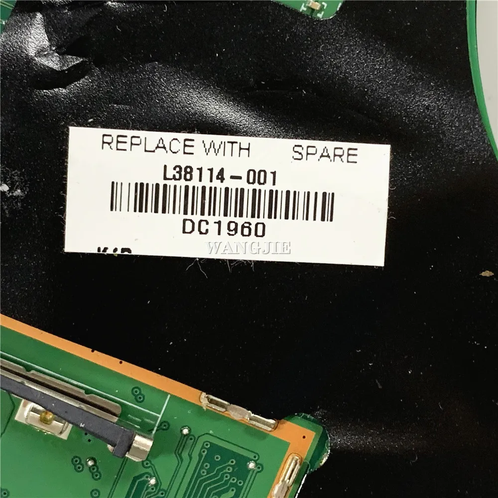 Para HP X360 CONVERTIBLE 15T-DF000 15-DF placa base de computadora portátil L38127-601 L38127-001 DA0X38MBAG0 SREJP i7-8565U + MX150 2GB GPU - imagen 5