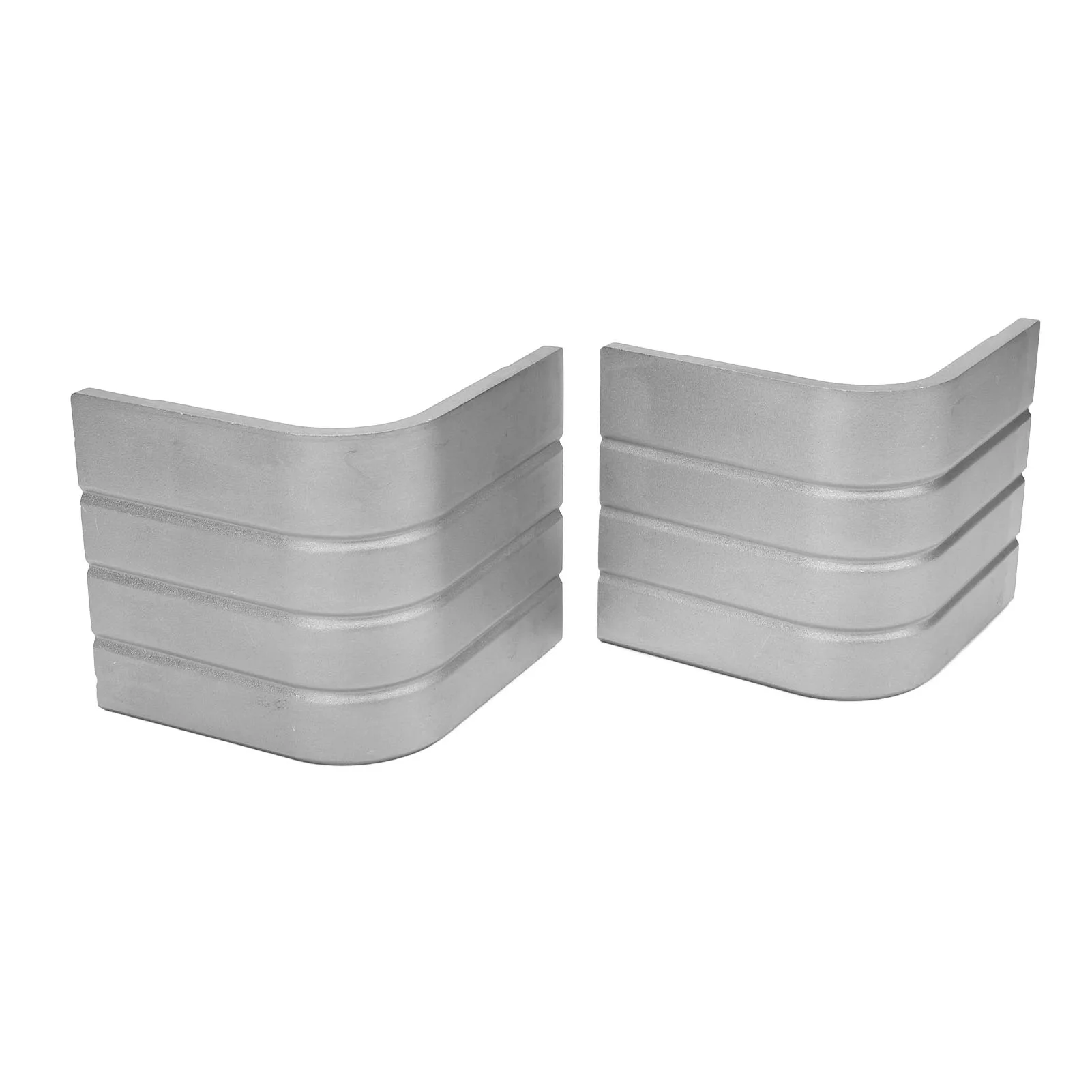 Esquina para pontón, tapa de aluminio de alta resistencia, 3 1/8 pulgadas a 3 3/16 pulgadas, paquete de 2 esquinas de cubierta a prueba de herrumbre para esquina redondeada de 90 grados - imagen 4