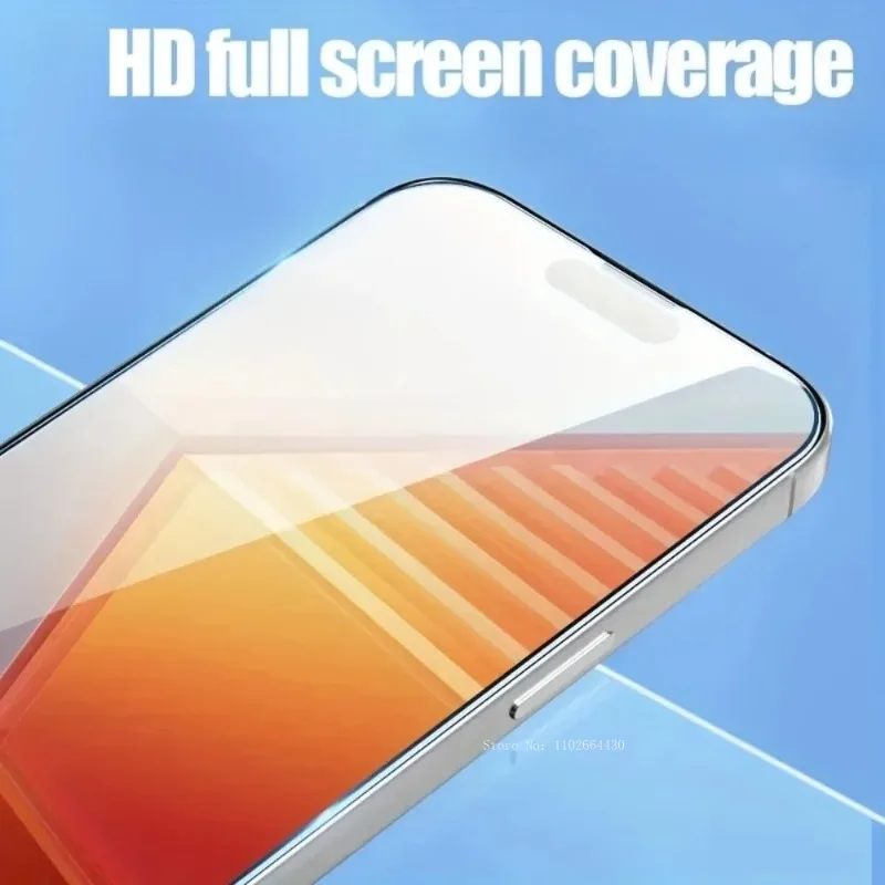 Protector de pantalla antiarañazos para IPhone 17 16 15 14 Pro Max 16e 15 14 Plus 13 12 11 Pro, vidrio templado HD sin polvo, 2 uds. - imagen 4