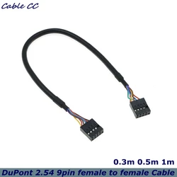 Cable USB 2.0 Hembra-Hembra 9 Pines Placa Base