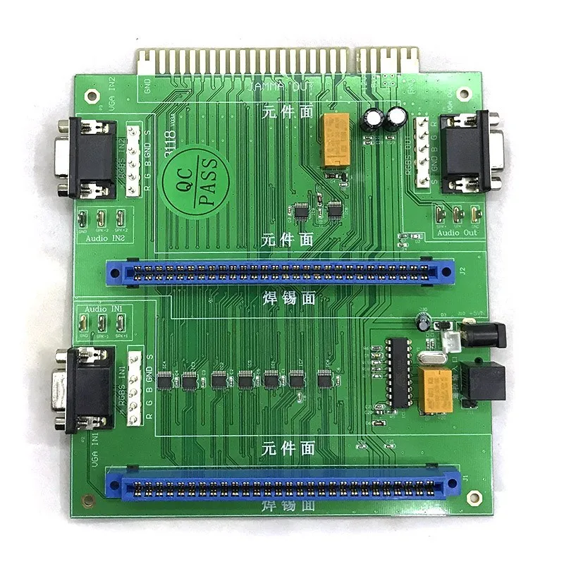 Conmutador JAMMA multijuego 2 en 1, tablero PCB, interruptor de palanca, Control remoto, máquina Arcade CGA VGA, controlador de Audio - imagen 3