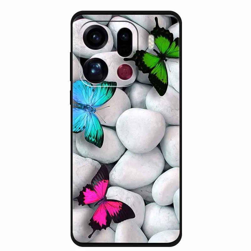 Para OPPO Find X9 Pro 5G funda de teléfono lindo dibujos animados suave silicona negro Protector Coque Shells para OPPO FindX9 Pro 6,78 "funda trasera - imagen 5