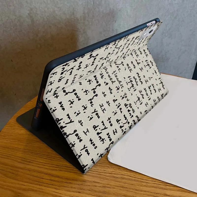 Vintage periódico Rosa arte para Lenovo Pad Tab Legion Xiaoxin Y900 Y700 K10 M10 P11 3. a generación Pro GT Plus funda para tableta - imagen 4