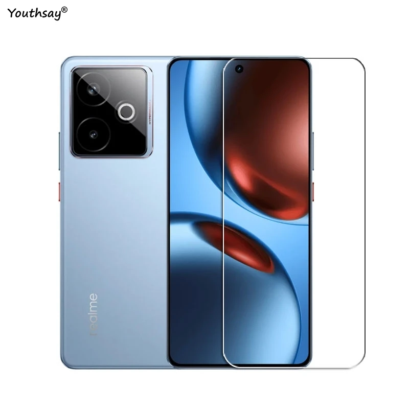 Vidrio Gule completo para Realme GT7, vidrio templado Realme GT 7 7T, Protector de pantalla, película protectora para lente de cámara de teléfono para Realme GT7 - imagen 3