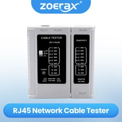 ZOERAX Comprobador de cables de red RJ45 y RJ11