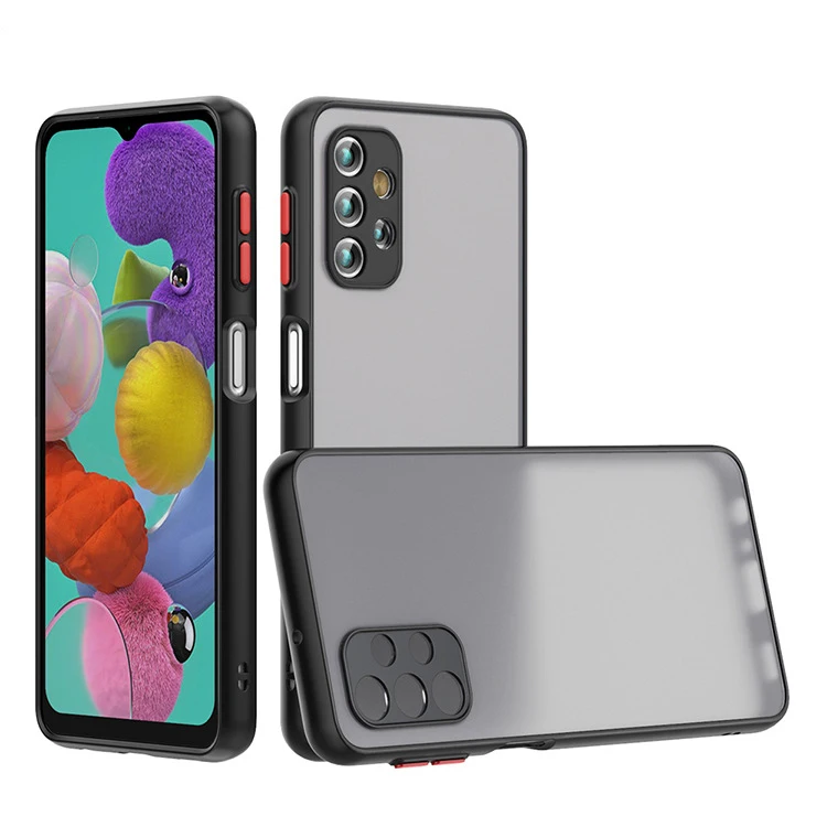 Funda de teléfono con parachoques mate translúcido para Samsung Galaxy A12 A22 A32 A42 A52 A72 A13 A23 A33 A53 A73 A14 A24 A34 A54 5G - imagen 2