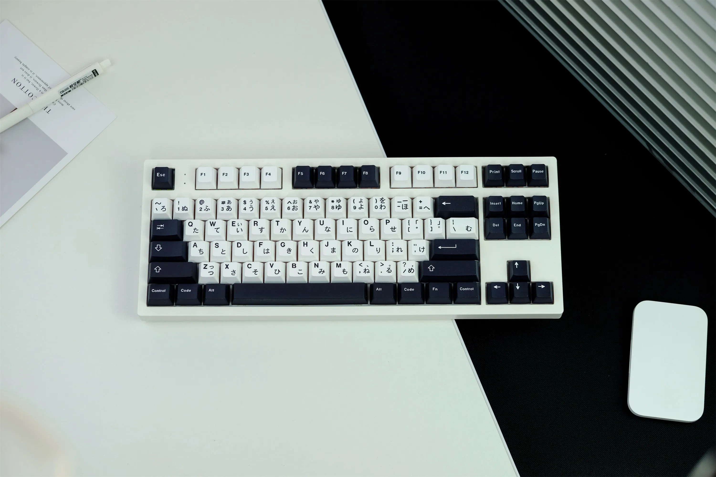 GMK-teclas japonesas negras y blancas, teclas PBT de 129 teclas, perfil de cereza, DYE-SUB, personalizadas, para teclado mecánico