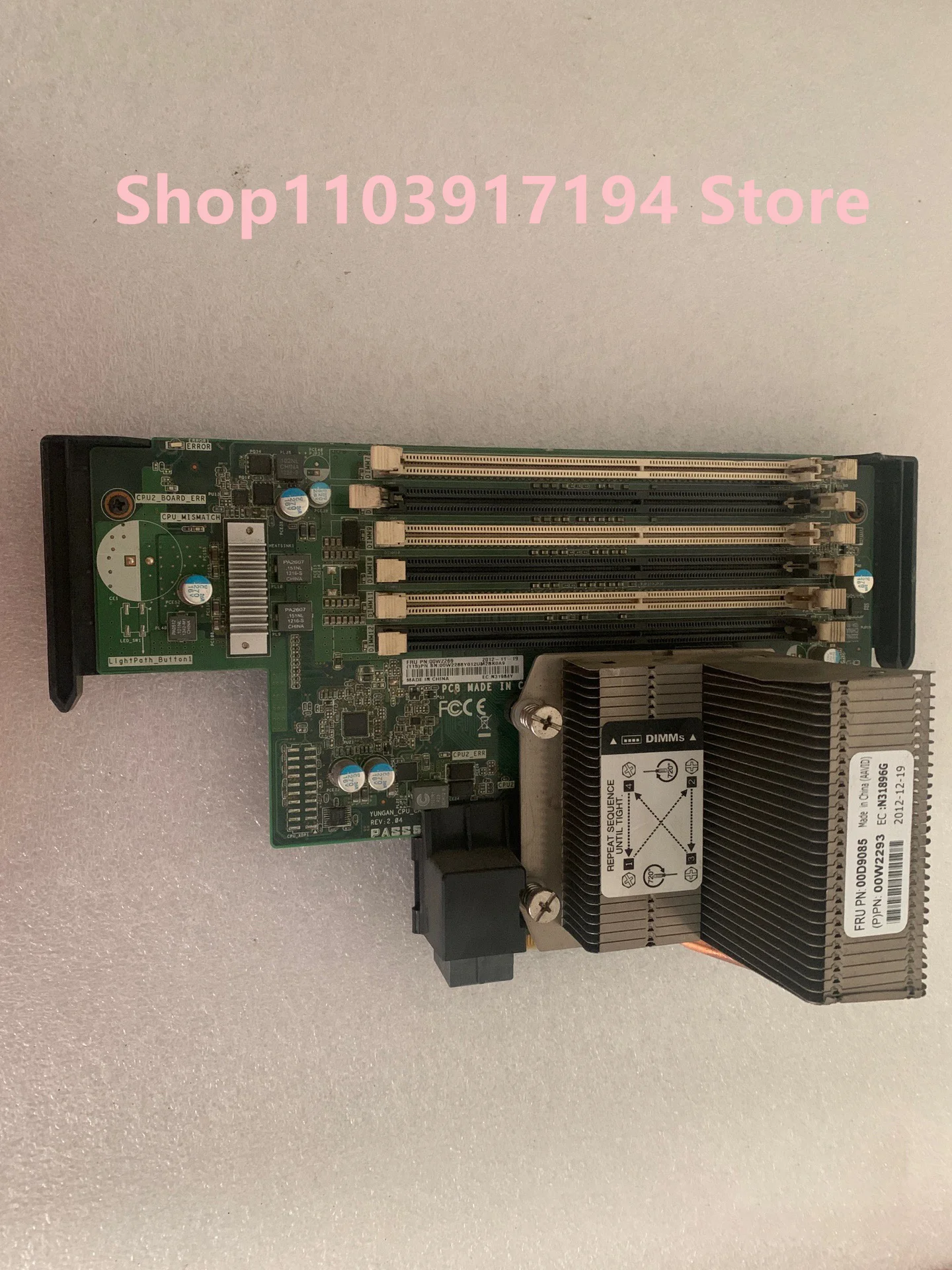 Placa de expansión de CPU de memoria de servidor X3300 M4 00W2269 94Y7708 44T2248 - imagen 4