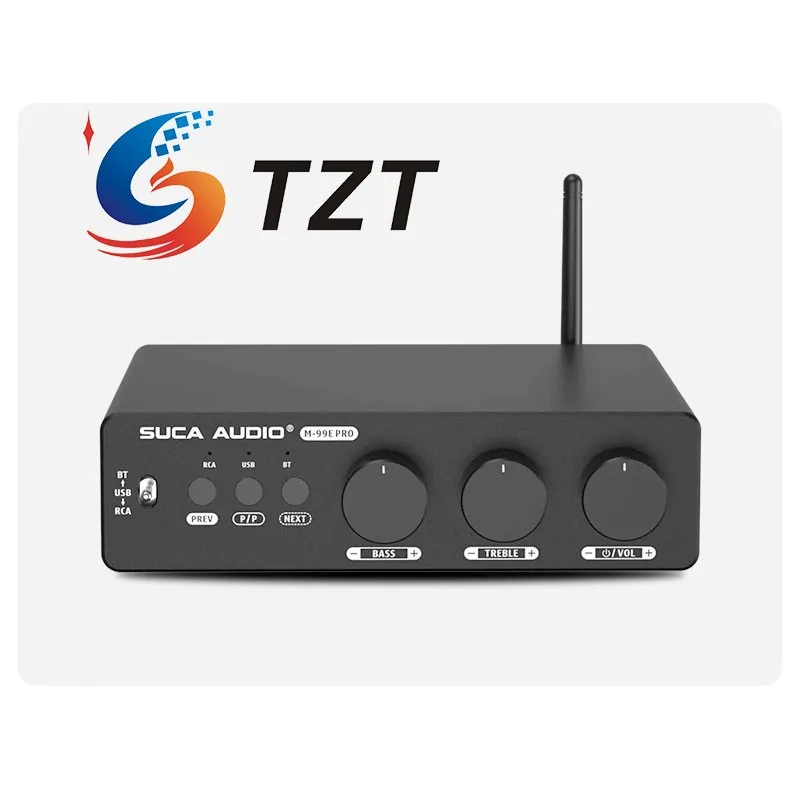 TZT 99E PRO amplificador de potencia Digital multifuncional 2,1 300W + 300W unidad Flash USB de alta potencia Bluetooth 5,2 amplificador de Audio HiFi - imagen 2