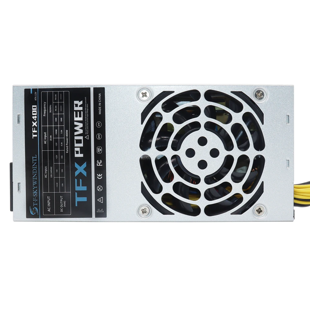 T.F.SKYWINDINL fonte TFX 400w 400W TFX PC fuente de alimentación para ordenador PFC activo, PSU para escritorio, carcasa pequeña de 115-230V - imagen 3