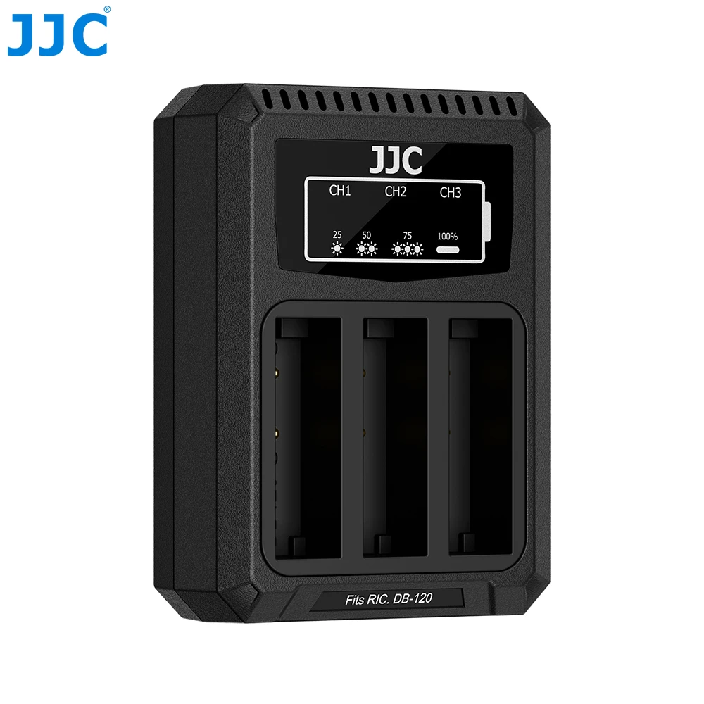 Cargador de batería USB tipo C actualizado JJC para cámara Ricoh GR IV GRIV GR4 Ricoh GR4 DB-120 cargador de batería Ricoh GR IV Accesorios - imagen 3