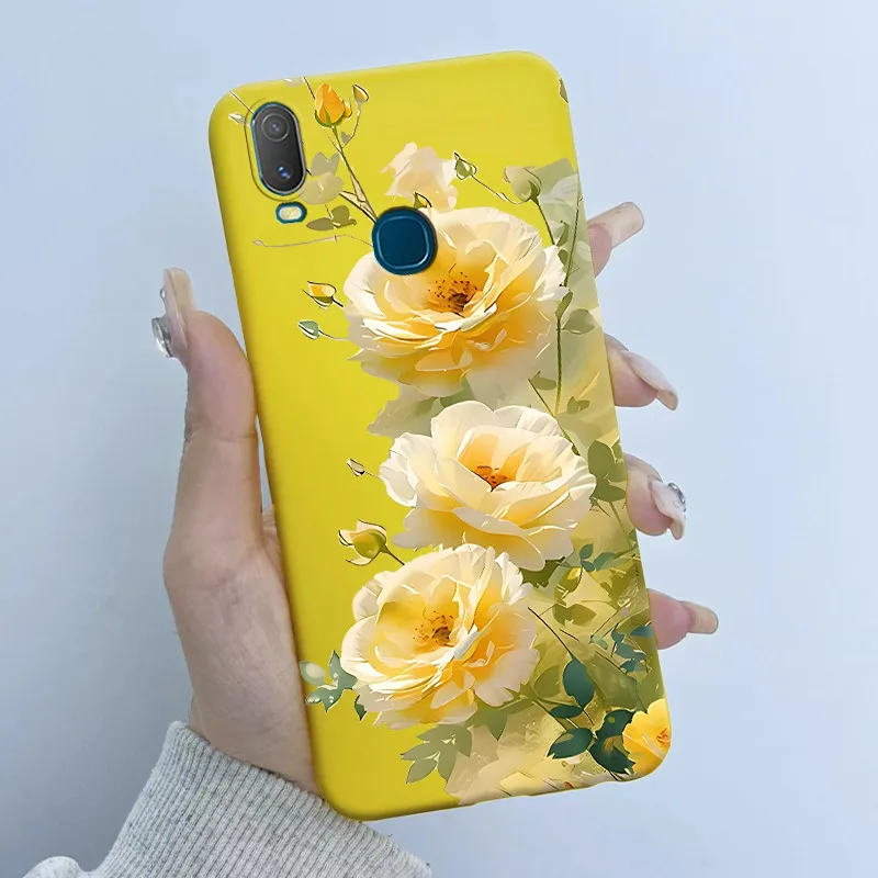 Para Vivo Y11 1906 funda de teléfono VivoY11 mariposa chica suave silicona TPU carcasa trasera para Vivo Y12 1904 Y3 Y15 Y17 Y 11 2019 cubiertas - imagen 3