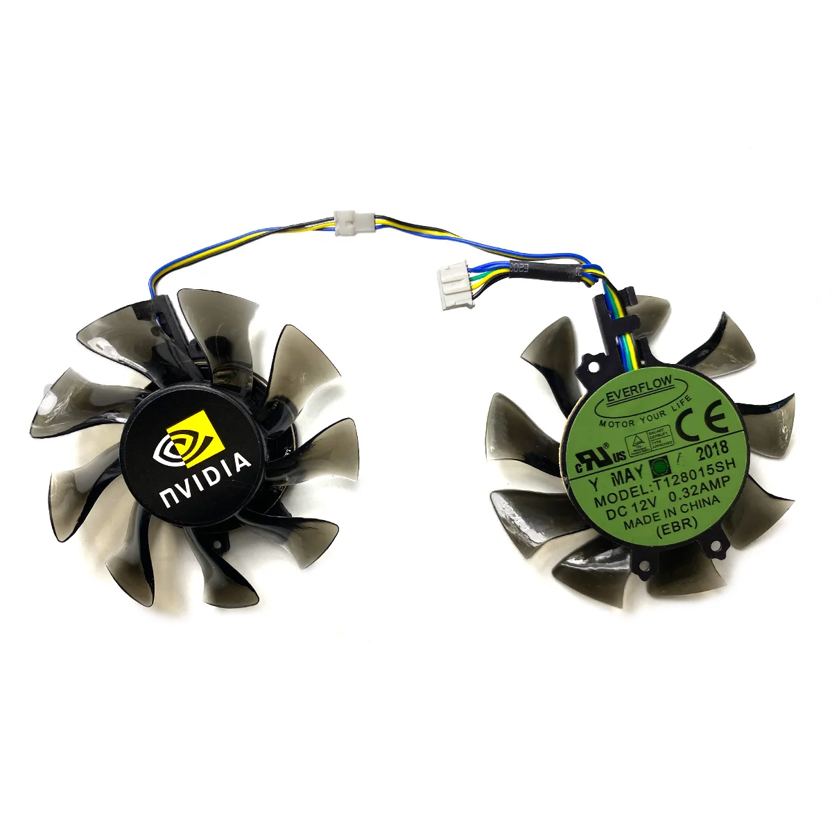 Nuevo para MANLI LEADTEK GeForce GTX1060 P106 Gallardo ventilador de repuesto para tarjeta gráfica T 128015 SH - imagen 5