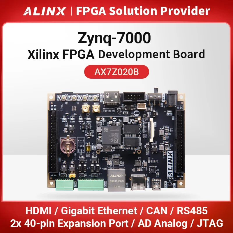 AX7Z020B XILINX Zynq7000 SoC Placa de desarrollo FPGA XC7Z020