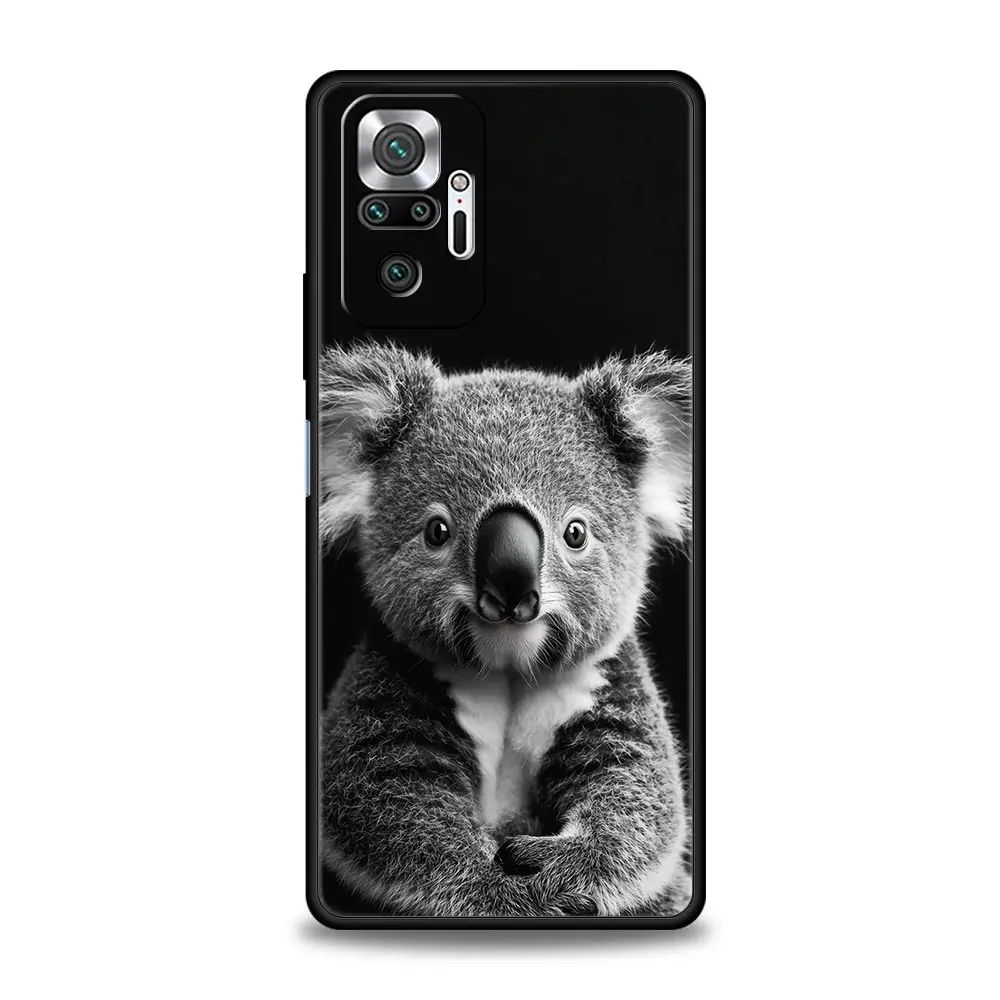 Funda de teléfono Koala para Xiaomi Redmi Note 14 13 12 5G 11 10 Pro Plus 4G 9S 9 14C 13C 12C 10C 9C 9A funda suave de TPU - imagen 3