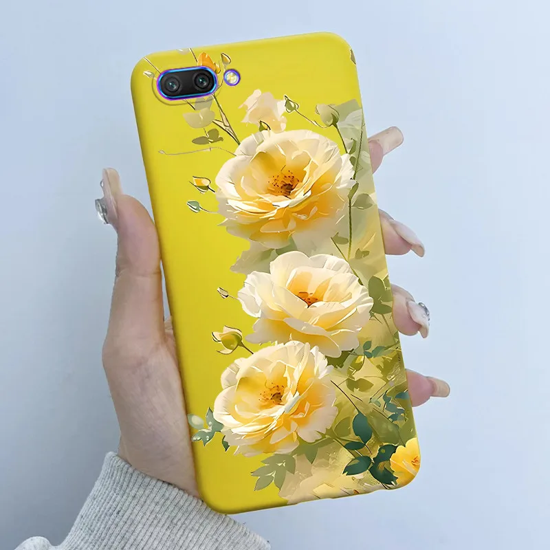 Para Huawei Honor 10 funda de teléfono diseño de niña flor carcasa trasera de silicona suave TPU para Honor 10 COL-L29 COL-L19 COL-AL10 cubiertas - imagen 3