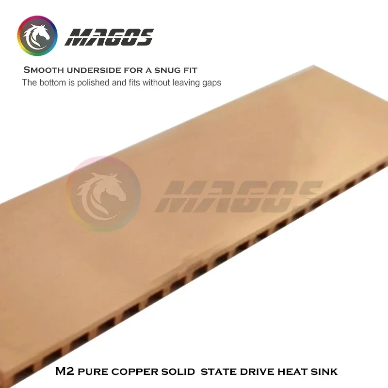 Disipador de calor M.2 SSD Carry Laird 700 solución de almohadilla térmica, enfriador de radiador de cobre M2 para computadora/portátil M.2 NVME NGFF 2280 - imagen 5