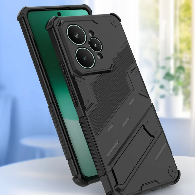 Para Redmi 15 5G funda Xiaomi Redmi 15 5G Capas armadura parachoques duro a prueba de golpes soporte de soporte cubierta para Redmi 15 5G Fundas