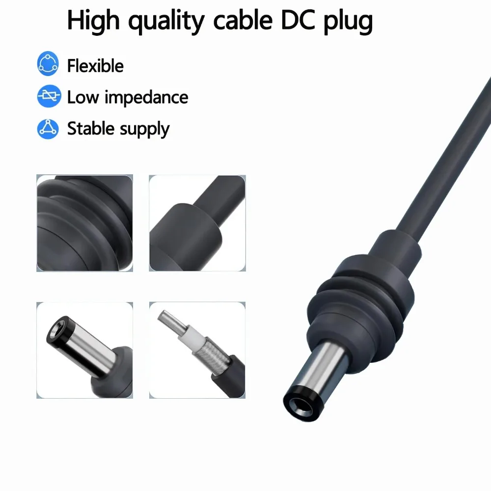 Módulo elevador de DC-DC, fuente de alimentación de 12V a 57V, 4,5a/30V, 3,5a, refuerzo de 12V, 24V a 30V, 57V con cable de alimentación CC, Mini enrutador Starlink CE - imagen 2