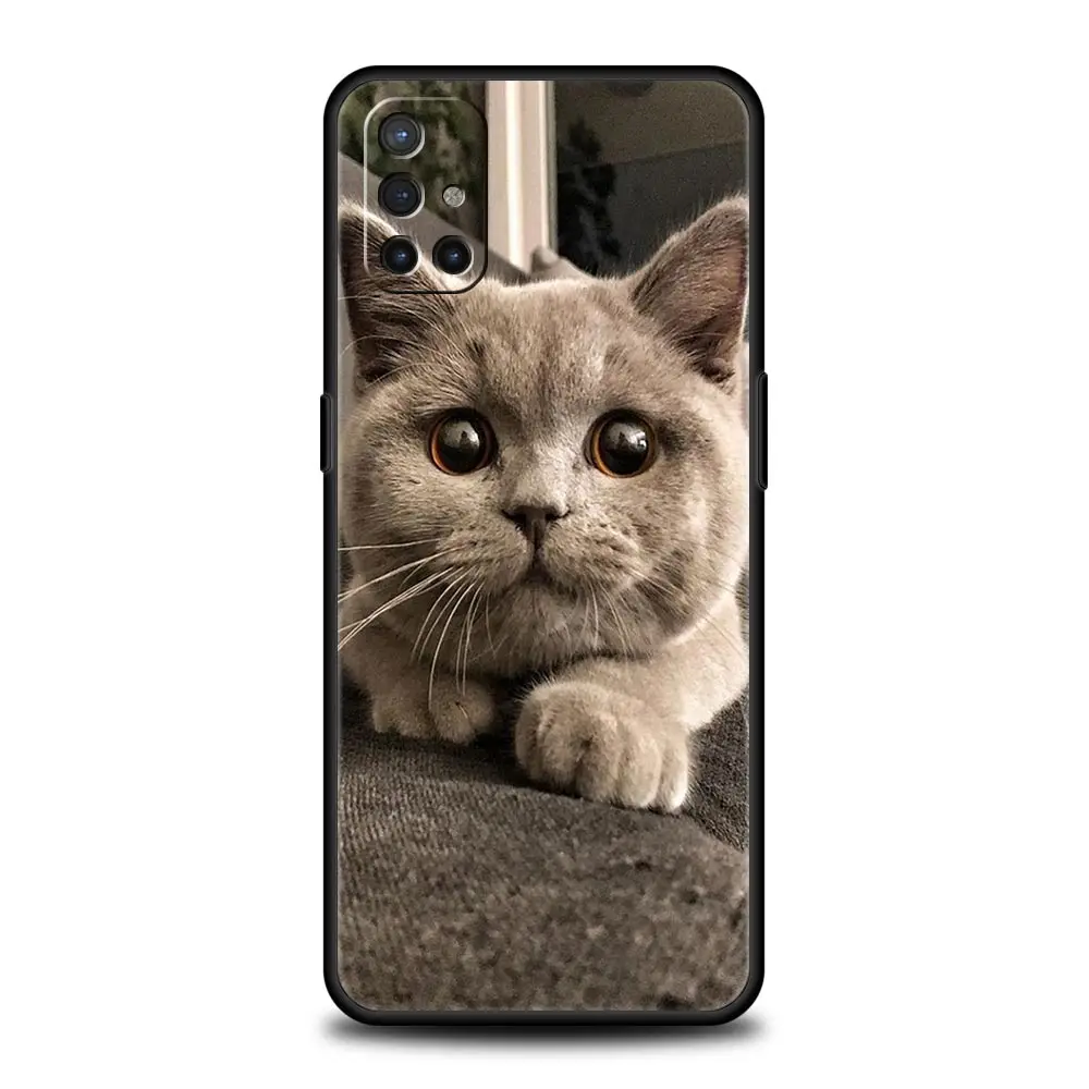 Funda de teléfono Kawaii Love Cat para OnePlus 13 12 11 10 9 8 7T Pro 13R 12R 10R 9RT 8T Nord N200 N30 2T CE 2 3 5G Lite funda suave - imagen 2
