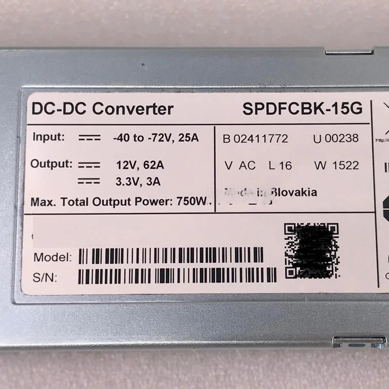 SPDFCBK-15G DC-DC 750W 12V 62A para convertidor de fuente de alimentación CC Power-one - imagen 3