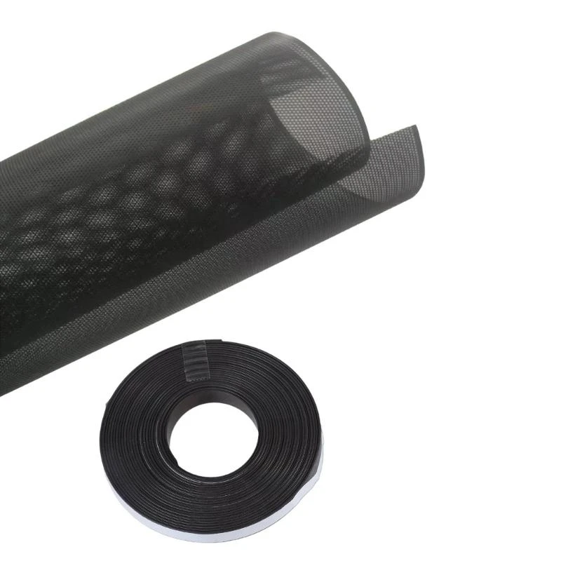 Carcasa de PVC para ordenador, cubierta de red a prueba de polvo para enfriador de ventilador, 50cm