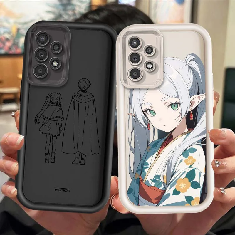 Funda Sousou no Frieren para Samsung Galaxy A04E A04 A04S A05 A06 A10S A11 A12 A13 A14 A15 A16 funda de teléfono con escalera ocular