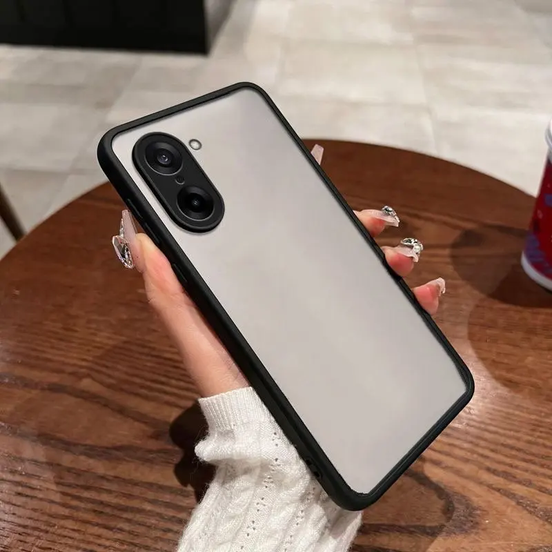 Para OnePlus Nord CE5 Funda OnePlus Nord CE5 Funda Coque mate transparente PC a prueba de golpes TPU transparente contraportada OnePlus Nord CE5 - imagen 2