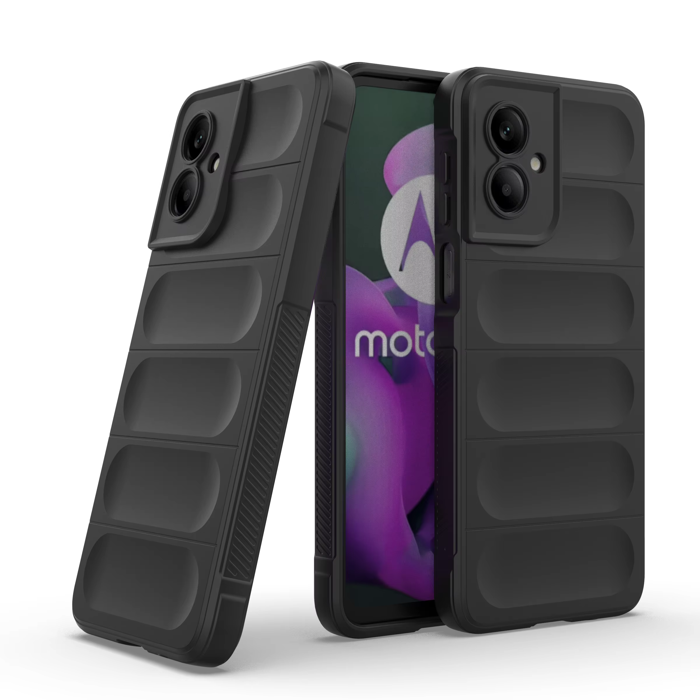 Funda de lujo para Motorola Moto G55, Funda para Moto G55, Funda de silicona suave, amigable con la piel, Protector de TPU para teléfono, parachoques para Moto G55 - imagen 2
