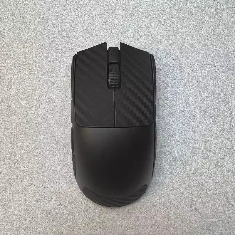 Meow-pegatina antideslizante de fibra de carbono para ratón, cinta antisudor para Finalmouse ULX S M L Razer Viper V3 PRO, 1 Juego - imagen 4