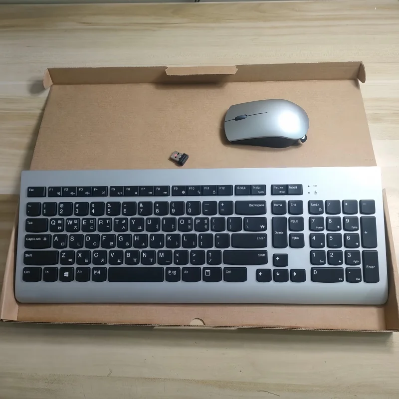 Teclado y ratón combinados inalámbricos de diseño coreano KBRFBU71 para ordenador de escritorio Lenovo Laptop - imagen 5