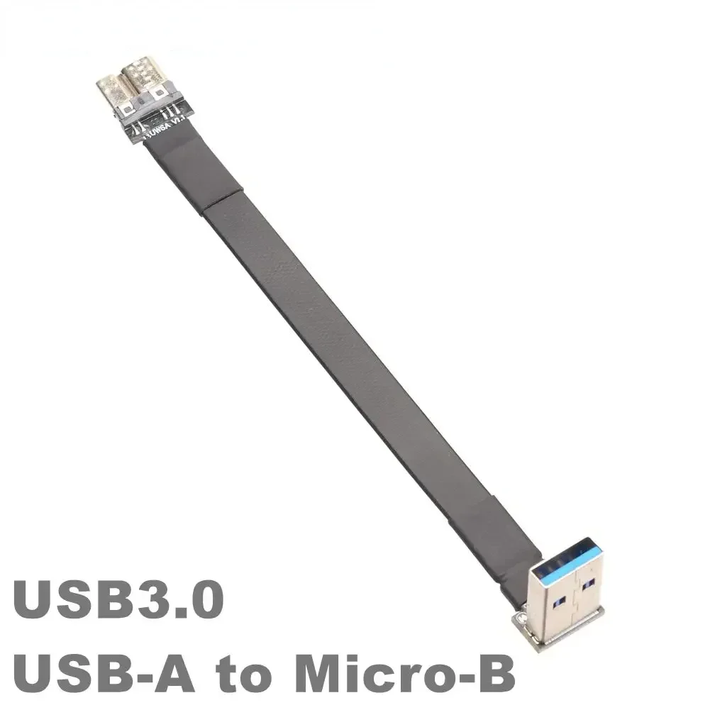 Cable USB 3.0 A Macho a Micro-B Plano 90º – 3 a 300cm - imagen 5
