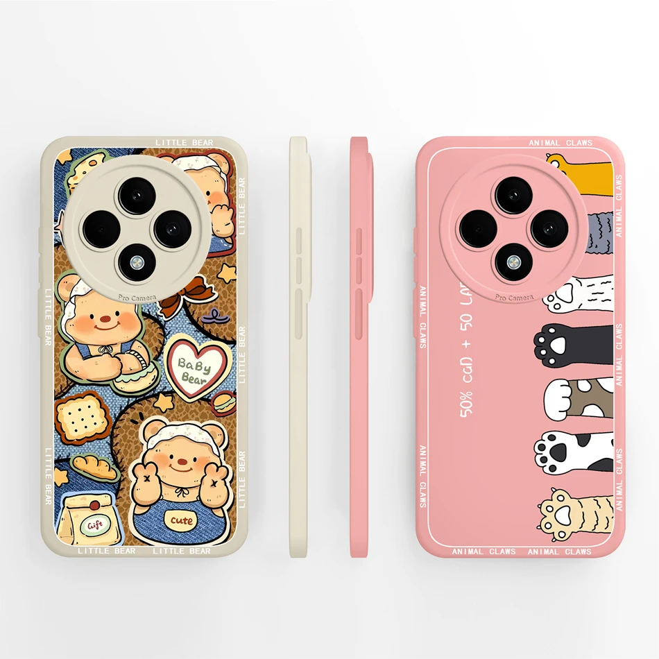 Para Oppo Reno 12F Funda lindo Anime Funda de alta calidad parachoques de silicona líquida suave para Oppo Reno 12 F 4G 5G Fundas traseras anticaída - imagen 5