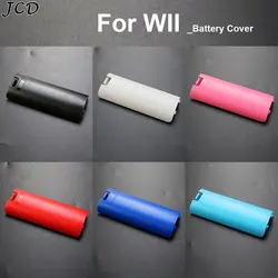 JCD 1Piece For Wii Remote Controller Battery Cover Replacement Back Case Battery Shell For Wii Remote Gamepad Accessory