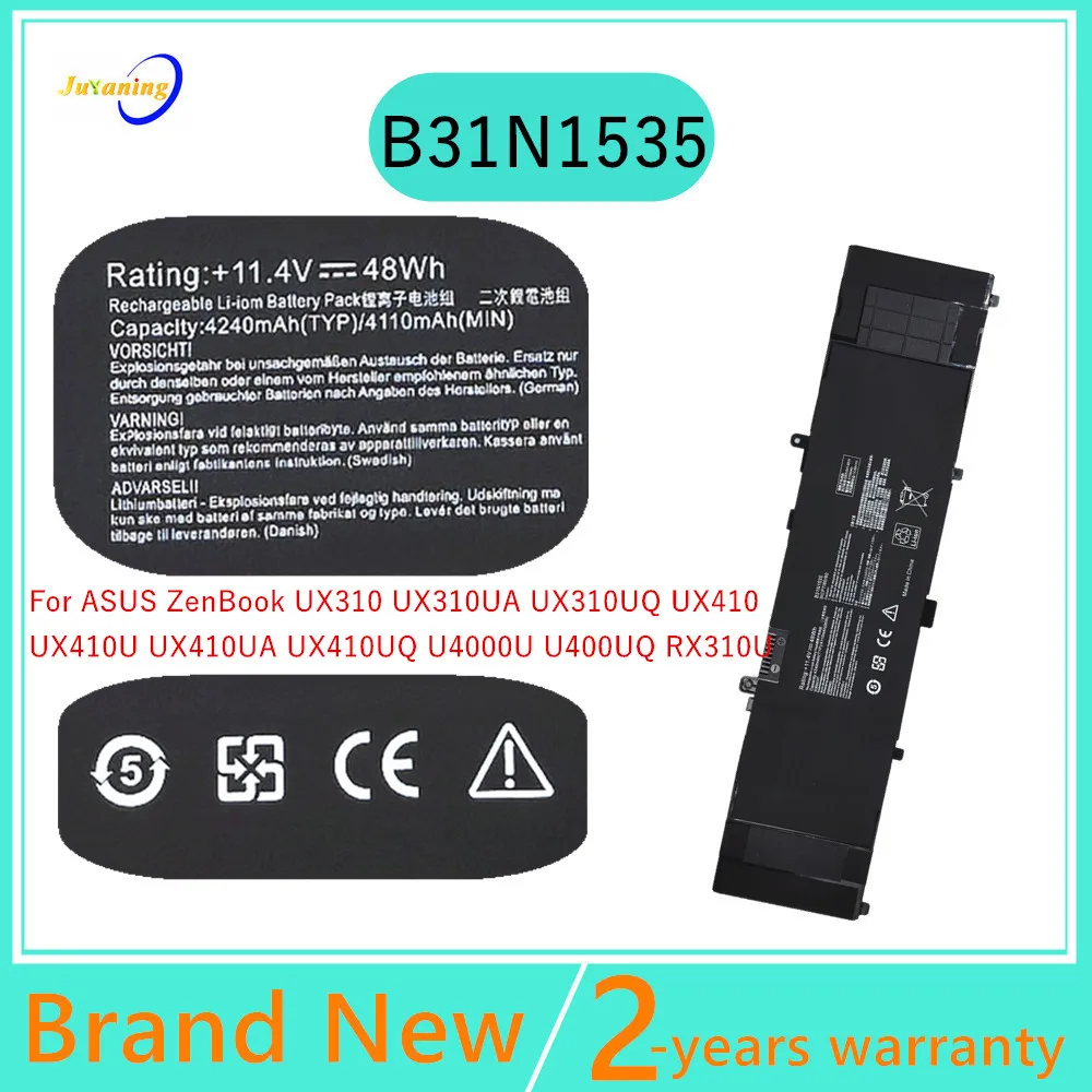 B31N1535 batería del ordenador portátil para Asus ZenBook U400UQ UX410 UX310UA UX310UQ UX410UA RX410U UX410UQ U4000U RX310U Series