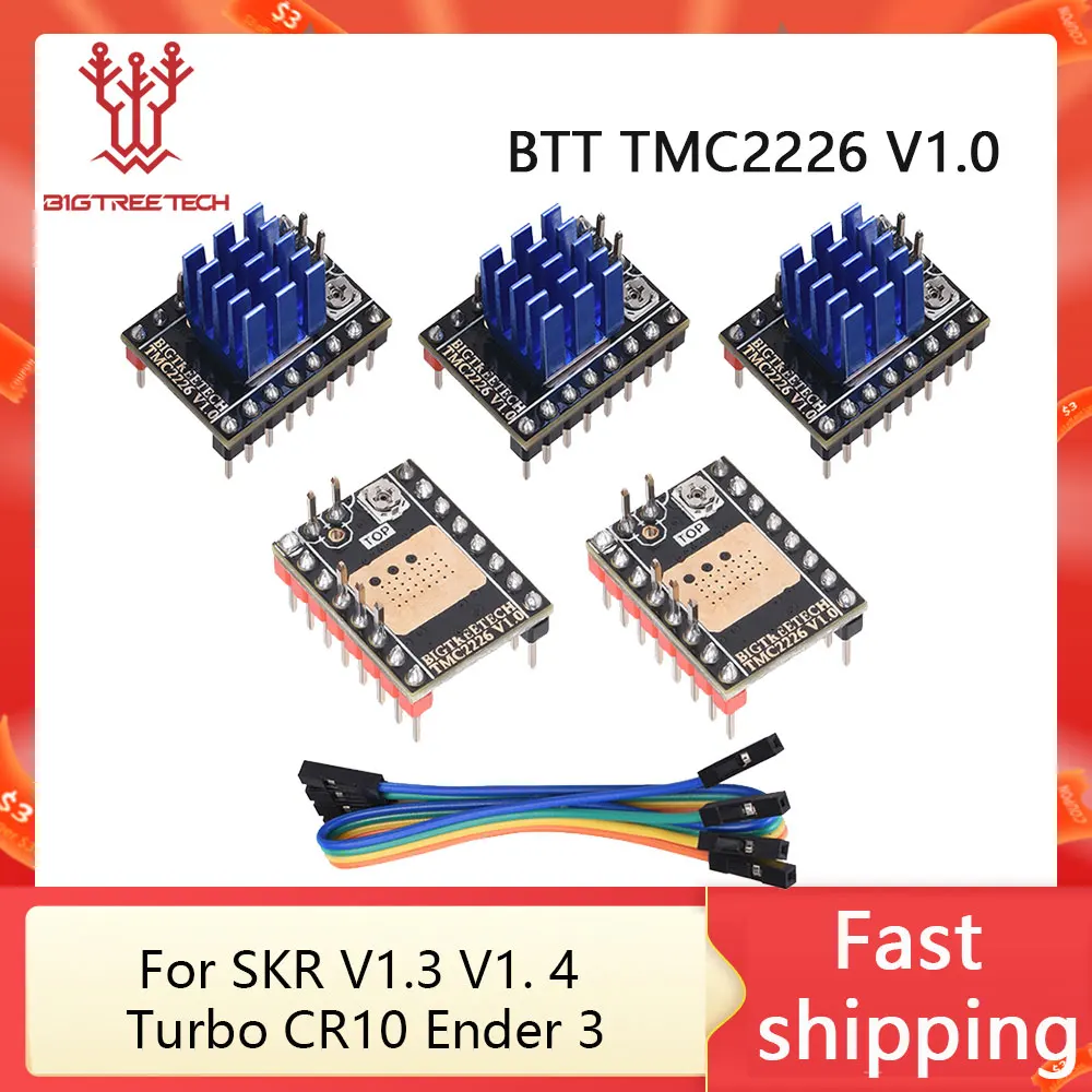 BIGTREETECH TMC2226 V1.0 controlador de Motor paso a paso UART 2.8A piezas de impresora 3D reemplazar TMC2209 TMC2130 para SKR V1.3 - imagen 2