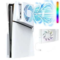 Ventilador PS5 Slim silencioso con ajuste de velocidad y sensor