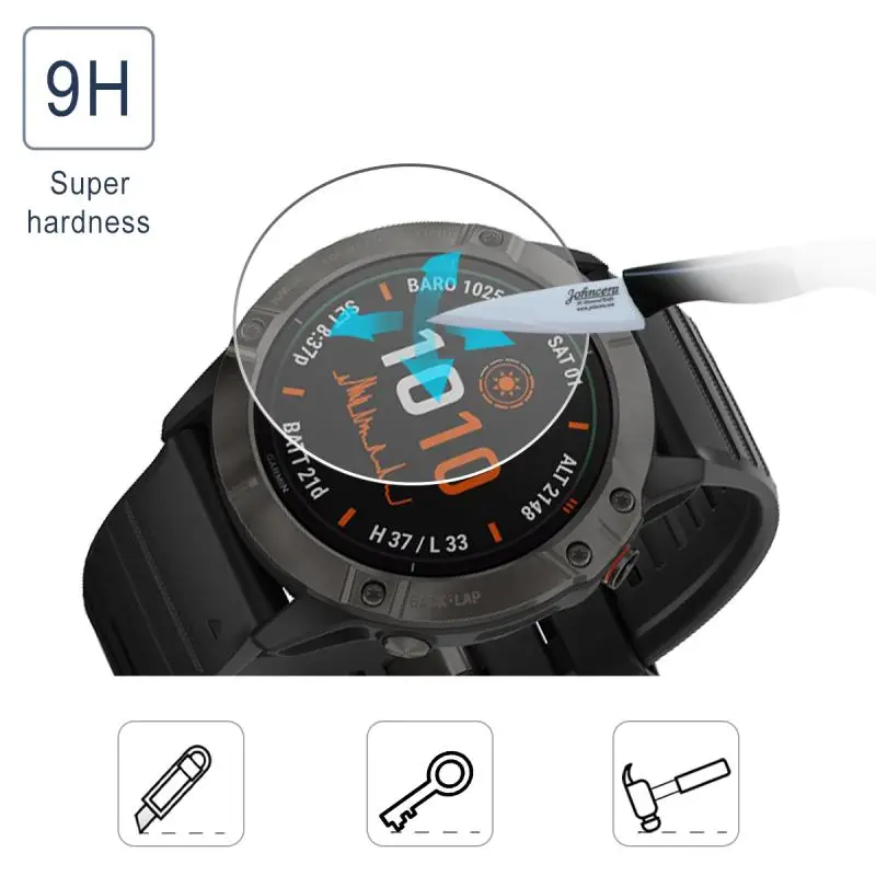 Para Garmin Fenix 7 7x7s 6 6S 6X 5 5S Protector de pantalla película de vidrio templado antiarañazos para Forerunner 235 945 735XT Enduro 2 - imagen 4
