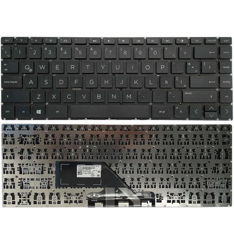 Nuevo para HP 14-CF 14S-CF 14-DF 14S-DF 14-DK 14S-CR 240 245 246 G8 340 G5 G7 teclado para ordenador portátil US/latino - imagen 2