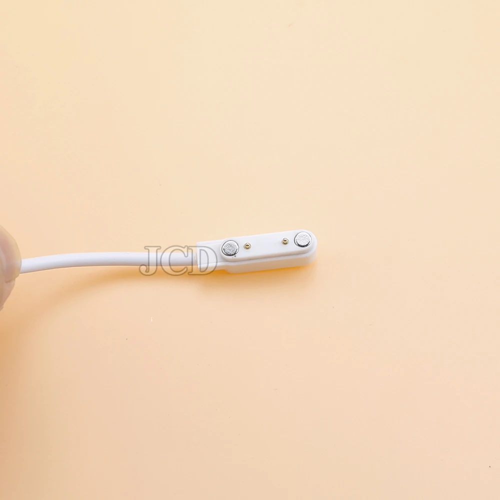 Cable de carga magnética fuerte de 2 pines, 7,62mm, Cable de línea de carga USB, Color blanco, para relojes inteligentes, 99%, Universal - imagen 3