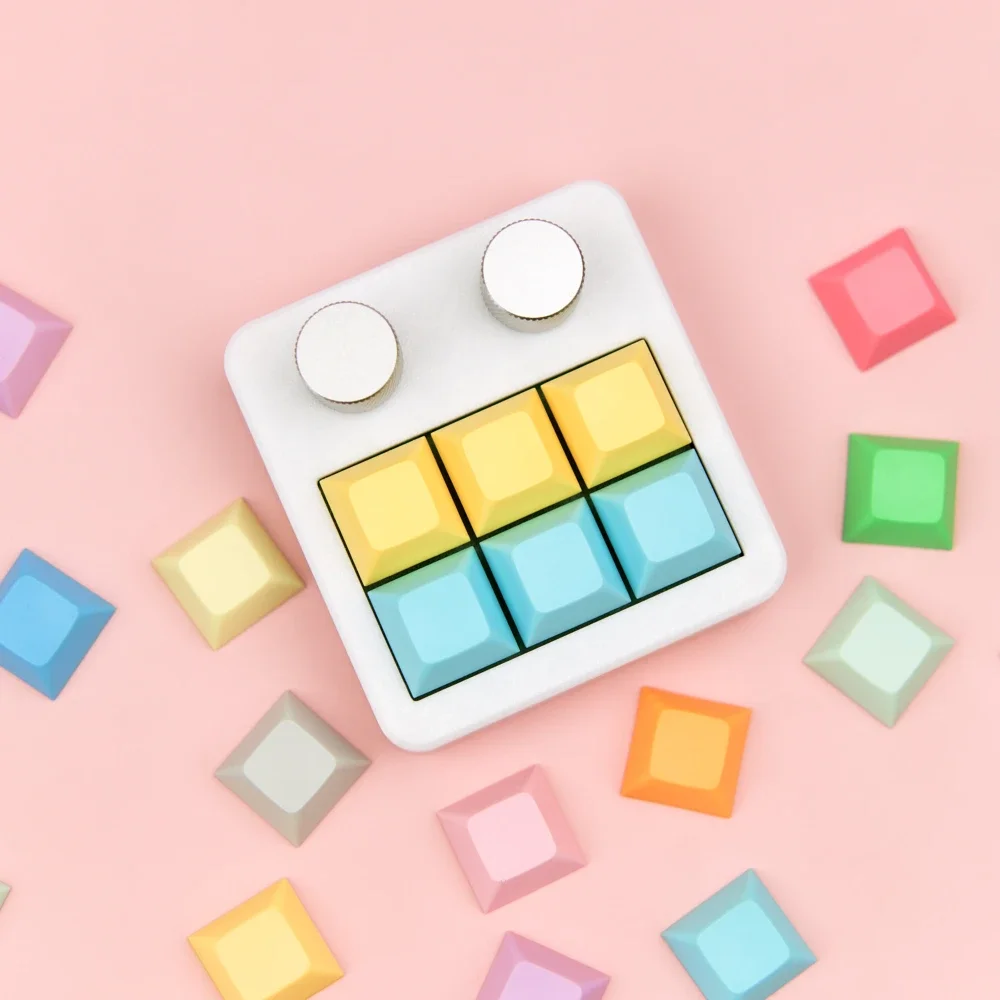 Teclado numérico Mir T6 + 2 personalizado, Mini teclado con cable T6, teclado de atajo Macro, teclas RGB PBT, teclados de diseñadores de oficina de intercambio en caliente - imagen 2