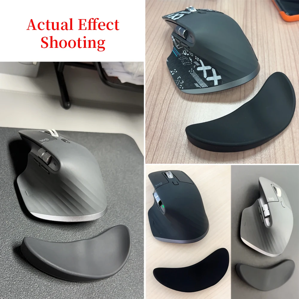 Left Hand Mouse Wrist Silicone Pad for Logitech MX Master 3S Wrist Protector Support Mat Palmar Pad - imagen 3