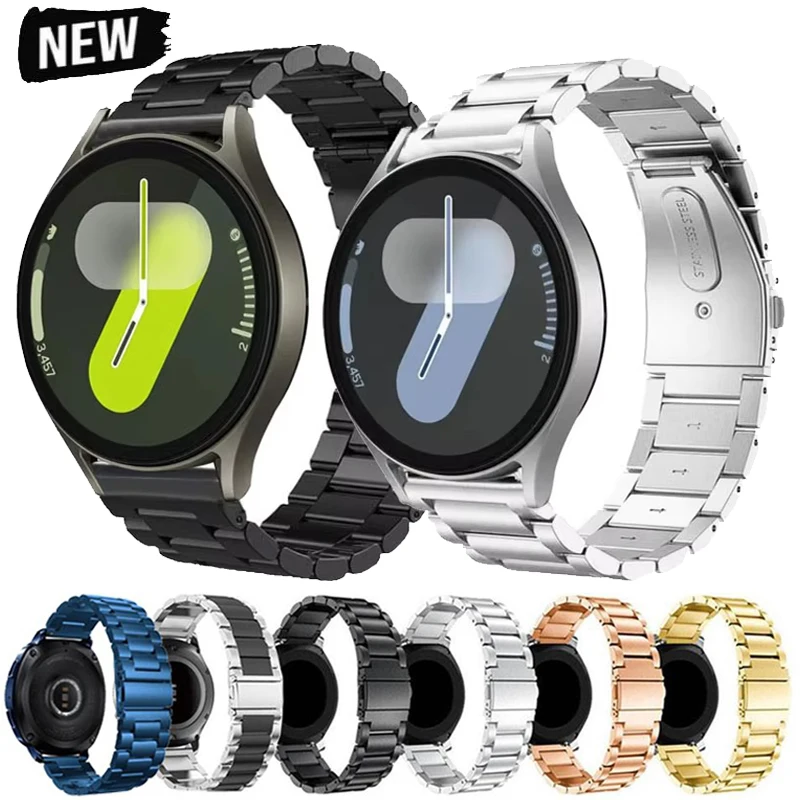 Correa de 22mm y 20mm para Samsung Galaxy Watch 7 6 5 4 40 44mm/Active 2 Gear S3 S2 pulsera Galaxy Watch 5 Pro 45mm/4 6 Correa clásica