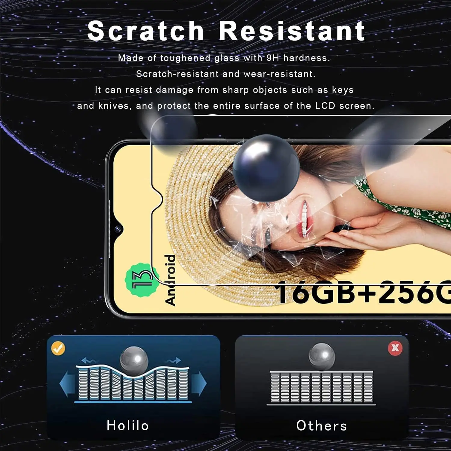 Para Cubot P80/X70 2/3/4PCS Película de vidrio templado HD - imagen 4