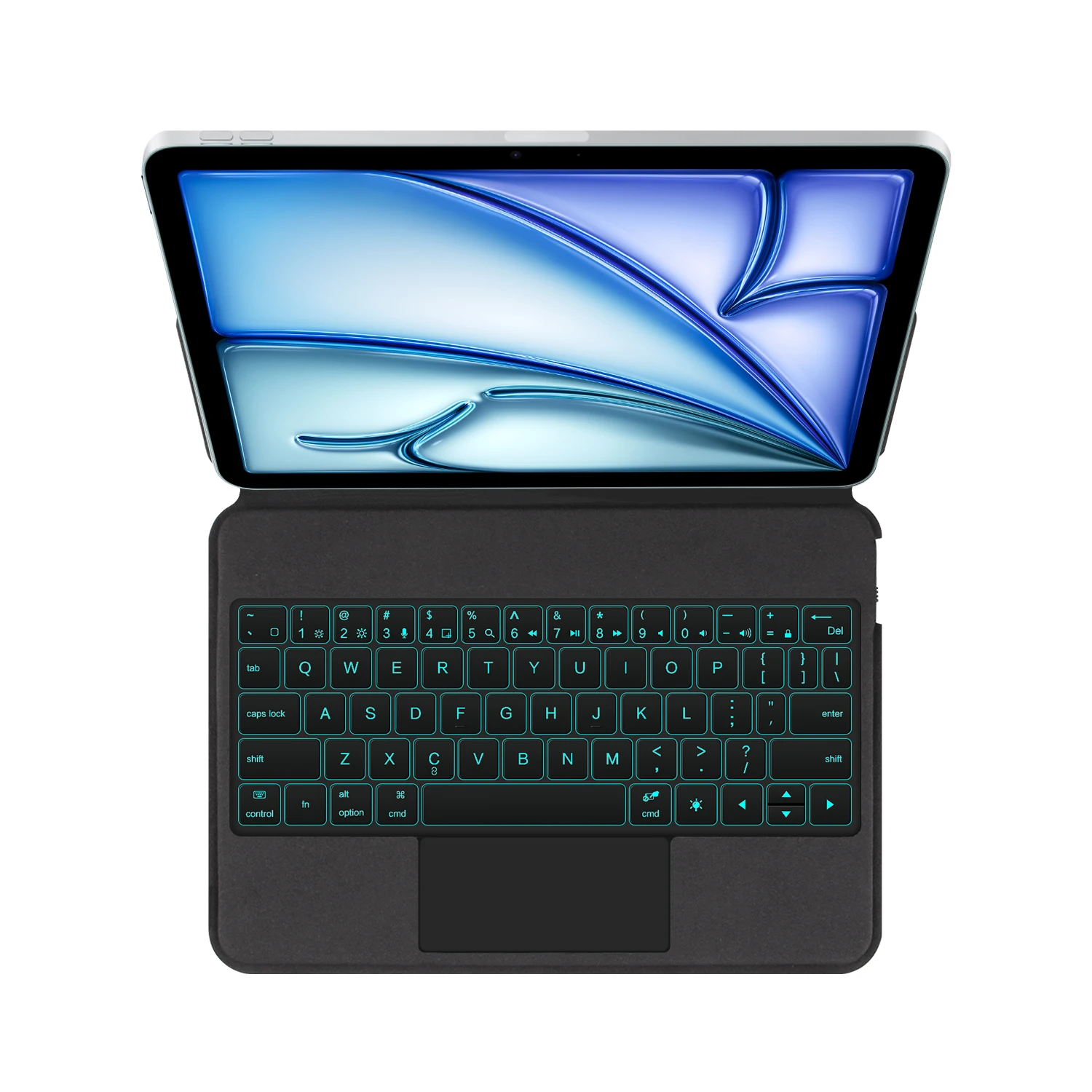 Teclado TouchPad para iPad Air 11 pulgadas M2 M3 funda magnética para iPad Pro 11 1a 2a 3a 4a generación Air 5 4 10,9 "funda con soporte para tableta - imagen 2