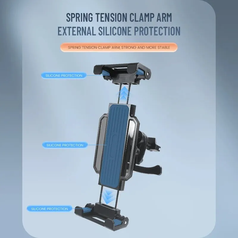 Soporte Universal para tableta de 4 a 13 pulgadas, soporte giratorio de 360 ° para ventilación de coche, Ipad Pro Air 11, Xiaomi, Samsung, Huawei, Tab Phone Gp - imagen 3