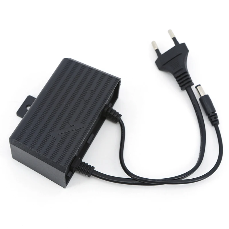 DC 5,5*2,1mm 12V 2A fuente de alimentación al aire libre impermeable 24w adaptador enchufe de la UE para tira de led cámaras CCTV AHD NVR AC 240V - imagen 4