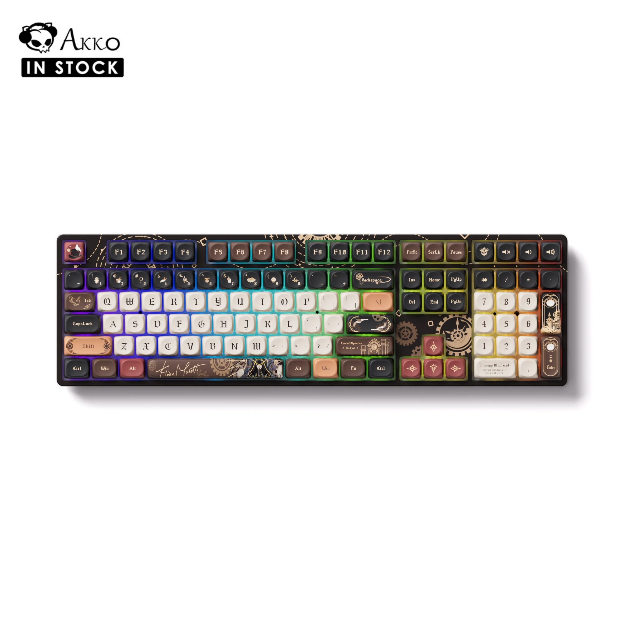 Akko 5108B Plus Teclado mecánico Anime tema Hot Swap RGB 108 teclas USB tipo C/2,4 GHz/Bluetooth 5,0 teclado inalámbrico para juegos - imagen 2