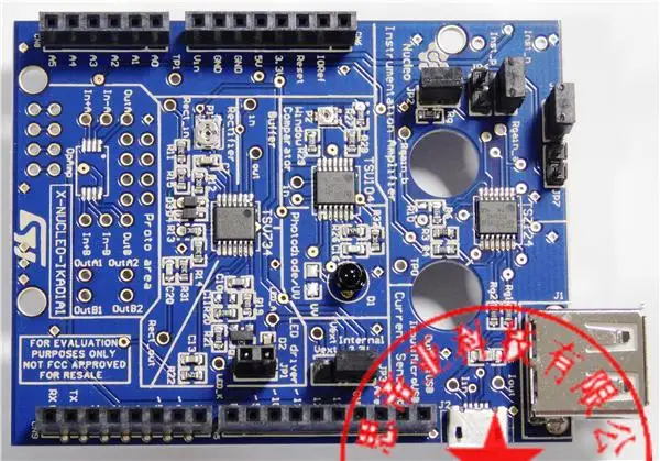Amplificadores de placa de expansión X-NUCLEO-IKA01A1 TSV734 para módulo Nucleo STM32